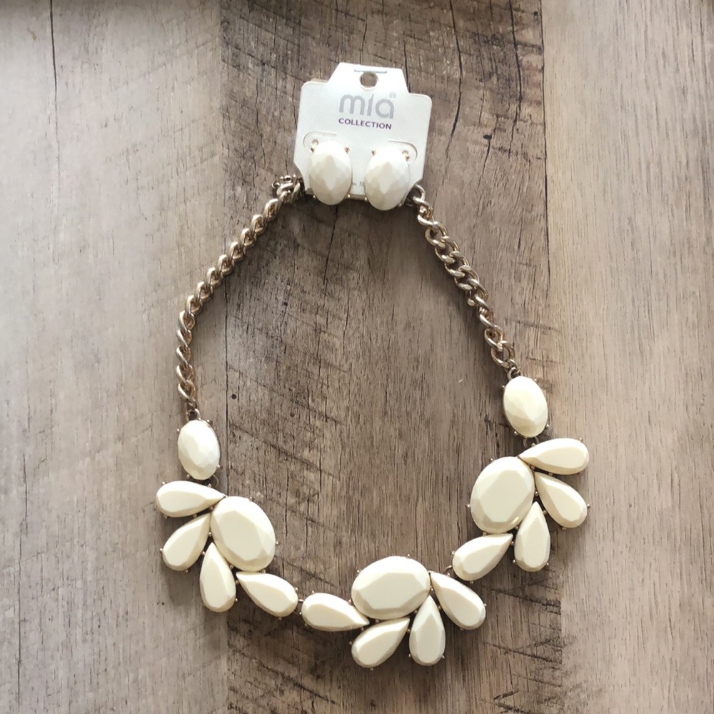 Statement Necklace and Earrings
